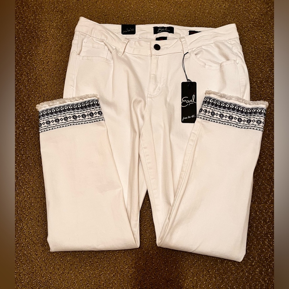 Earl jeans ladies white